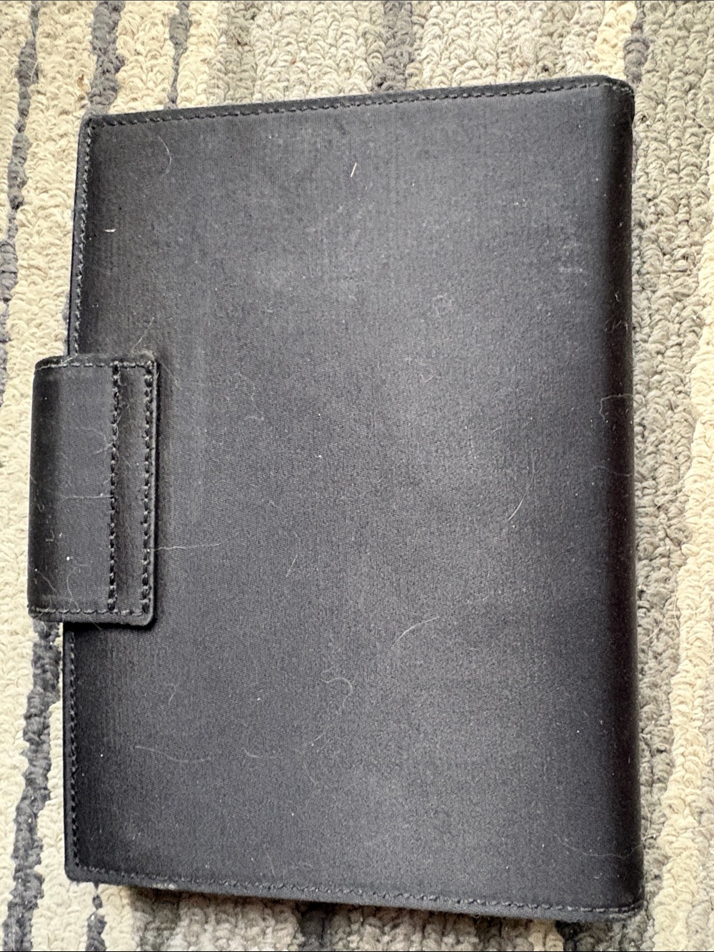 Kate Spade - Vintage 6-ring Pocket Planner in Black Nylon-Excellent Condition! - Picture 2 of 8